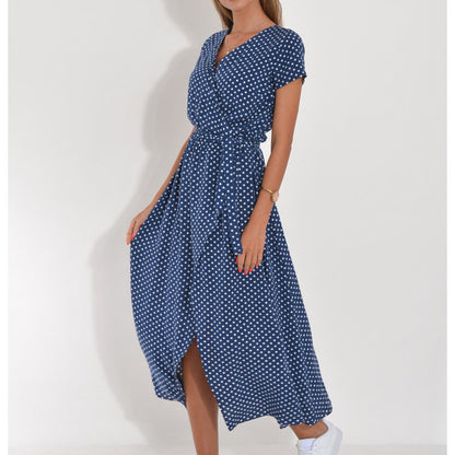 Robe Longue d'Été à Imprimé Coloré